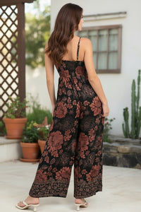 Tie-Bust Jumpsuit with Pockets