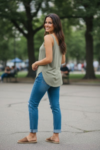 Scoop Neck Tank Top
