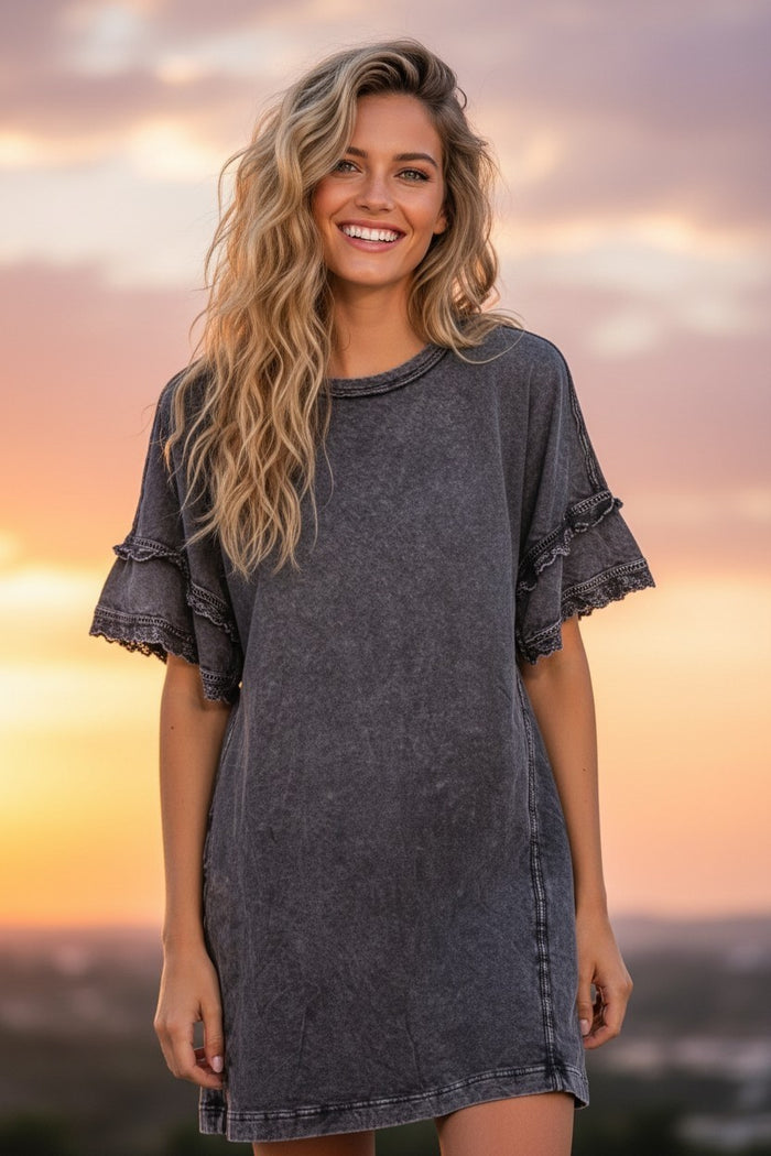 Wild Heart Mineral Wash Dress