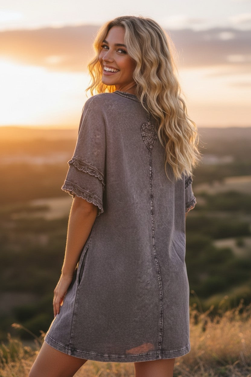Wild Heart Mineral Wash Dress