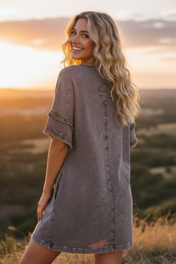 Wild Heart Mineral Wash Dress
