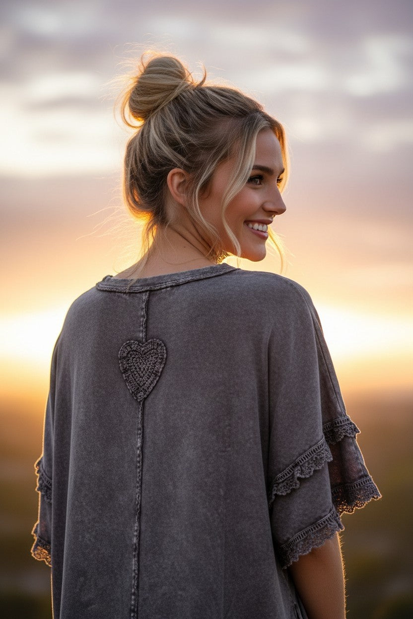 Wild Heart Mineral Wash Dress