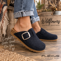 Flexus Cloggilller by Spring Step in Navy