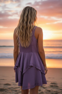 Elegant Boho Layered Dress