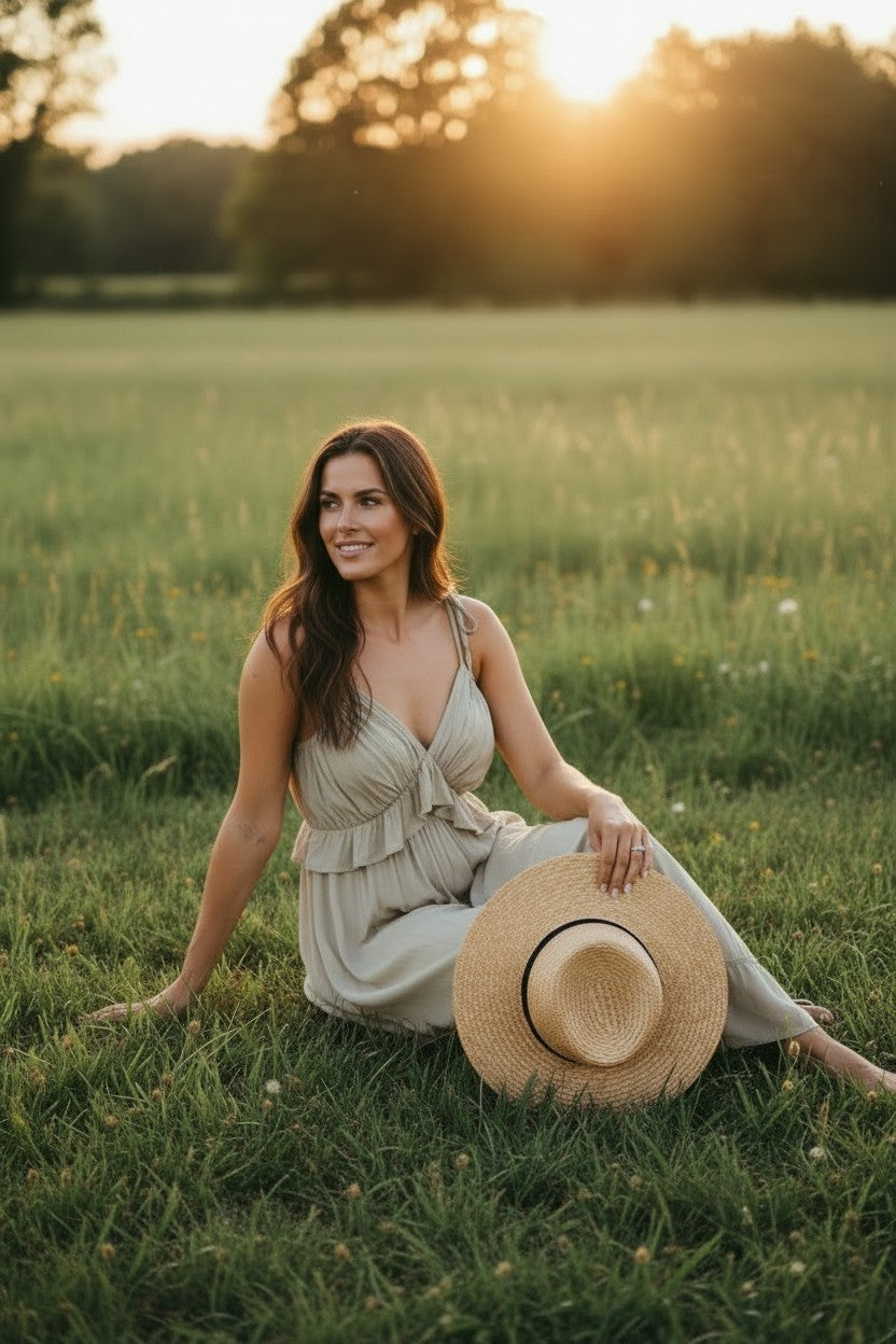 Soft Sage Maxi Dress