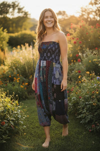 One of a Kind Patchwork Jumpsuit