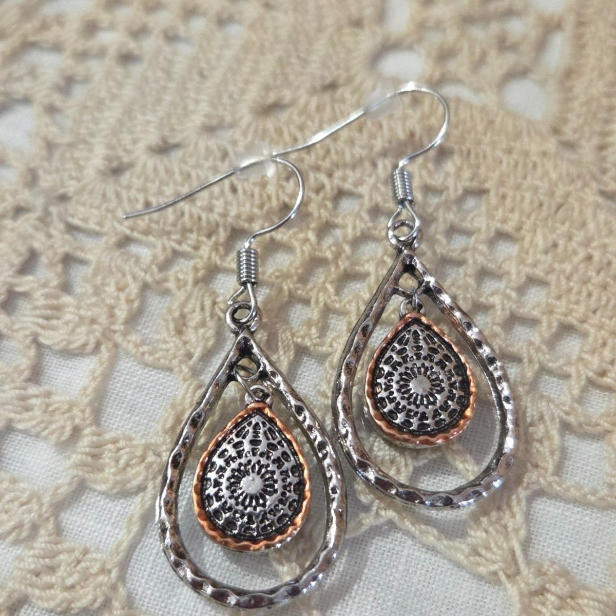 Teardrop Pendant Earrings