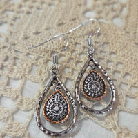Teardrop Pendant Earrings
