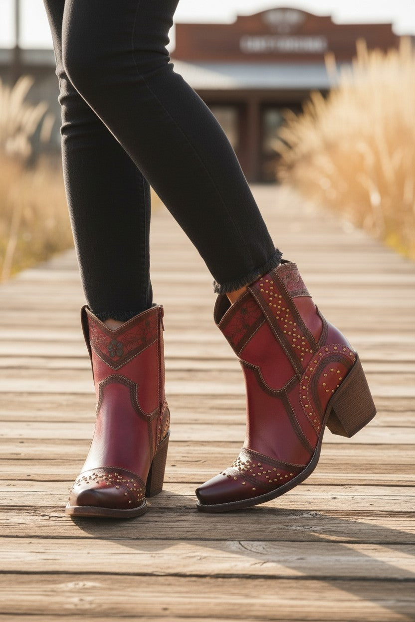 L'Artiste Saddle Up Red Boot