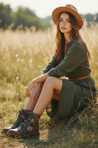L'Artiste Cordea Camel Boot