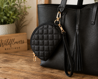 On the Go Quilted Wristlet Pouch