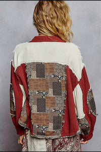 Balloon Sleeve Cropped Knit Jacket