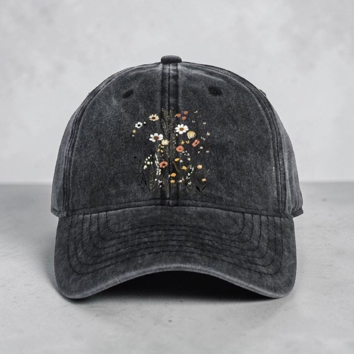 Vintage Floral Baseball Cap