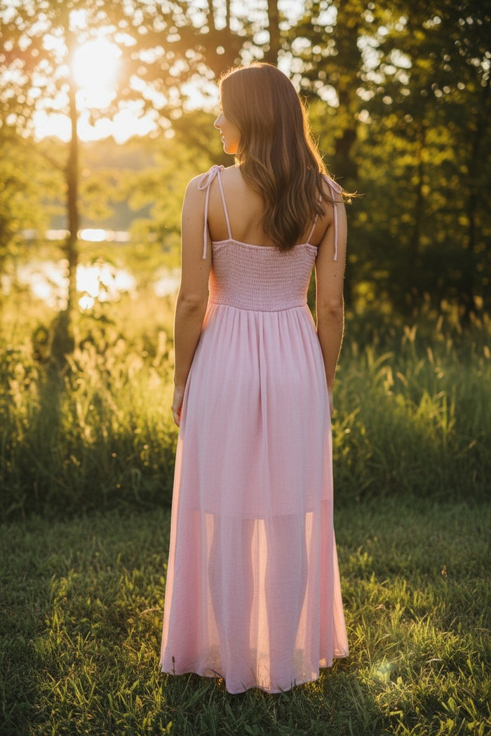 Tie Strap Maxi Dress