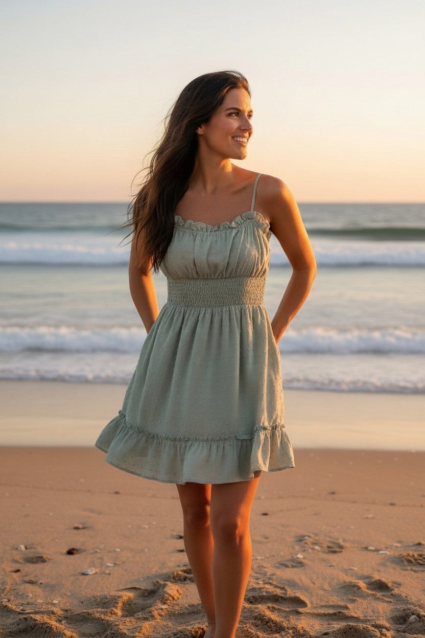 Sage Summer Dress