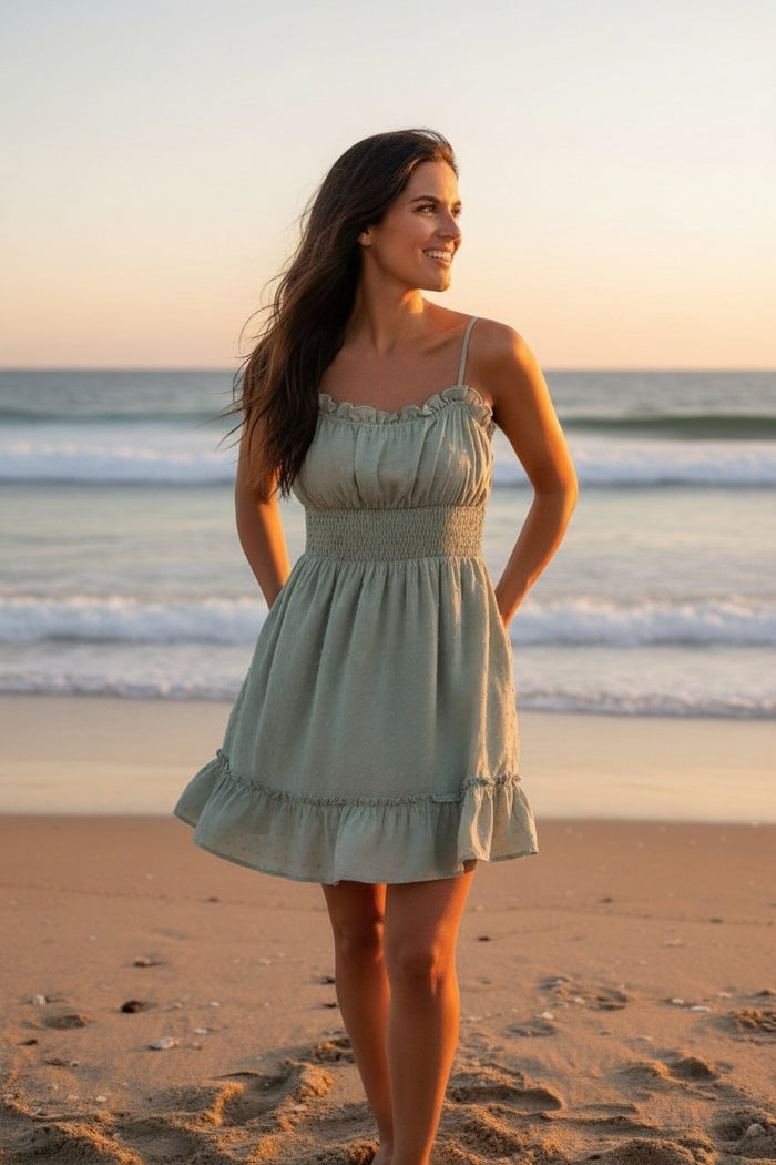 Sage Summer Dress